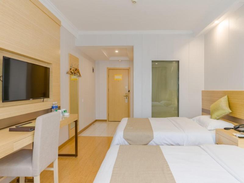 Greentree Inn Anhui Hefei High-Speed Railway South Station Baohe Avenue Government Business Hotel Exterior foto